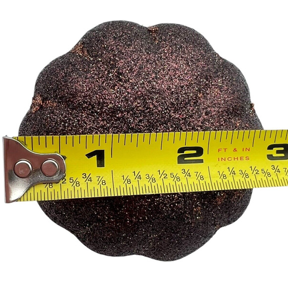 Lot of 10 Small Squash Pumpkins Sugared Glitter 10 Pcs Autumn Fall Thanksgiving - Picture 8 of 10